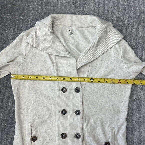 Banana Republic Cardigan Womens Small Beige Button Front Grandpa Casual Preppy - Picture 4 of 6